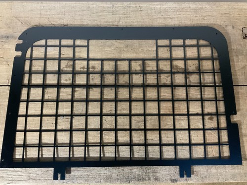 Rear middle window guard with - guard,