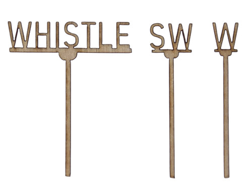 Whistle w signs for - sw,
