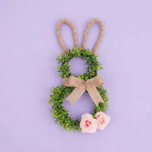 Easter bunny wreath - bunny,