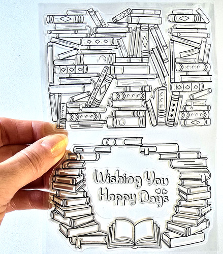 Clear stamps books background - stamps,