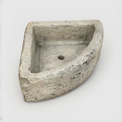 Stone garden quarter circle - garden,