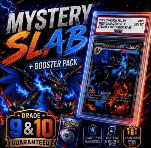 Pokémon mystery slab 10s - slab, (9,10s