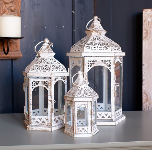 New set white rustic - set, 3