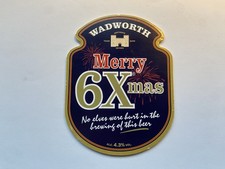 CHRISTMAS pump clip. MERRY 6X