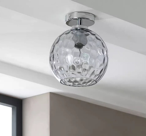 Luxe glass flush - ceiling, light