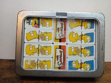 Set of The Simpsons Dominoes In A Tin Official Merchandise 2004