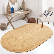 Natural Oval Jute Rug