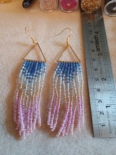 Fringe Earrings Handmade