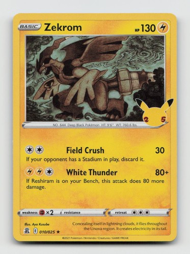Zekrom 010 025 - 010/025, rare
