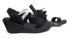 SKECHERS CALI BLACK WEDGE HEEL