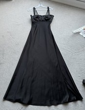 Geri Range By Next Size 10P Stunning Long Black Dress - Next Petite