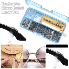 Spectacle Repair Kit Nose Tab Sunglasses Eyeglass Screw Screwdriver Glasses UK