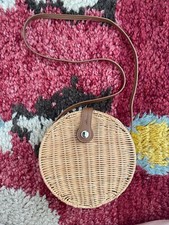 Zara Straw Rattan Crossbody Summer Bag