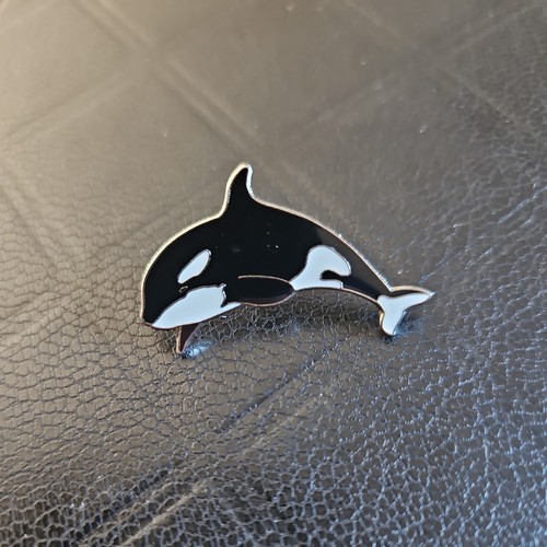 Rspb metal pin badge orca - rspb,