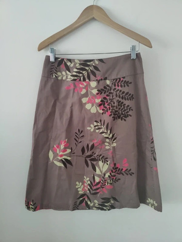 Monsoon midi skirt brown with - monsoon,