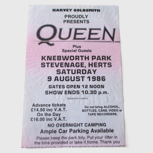 Queen knebworth park 1986 - queen,