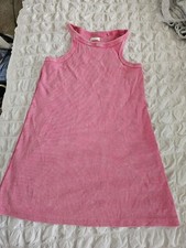 Girls Pink Strappy Casual Tshirt Dress Next 5 Years