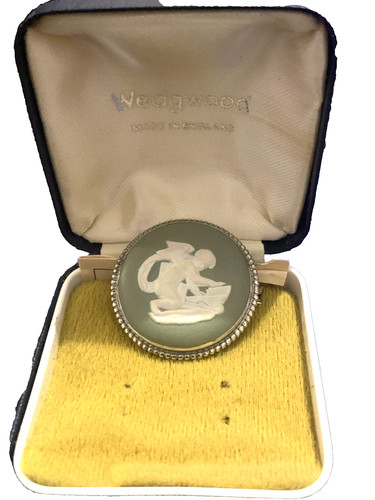 Vintage wedgwood green jasper - vintage,