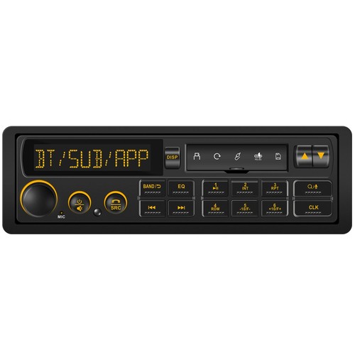 Bluetooth retro car stereo - bluetooth,