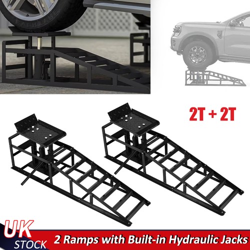 Ton hydraulic car ramps - car, 2pcs