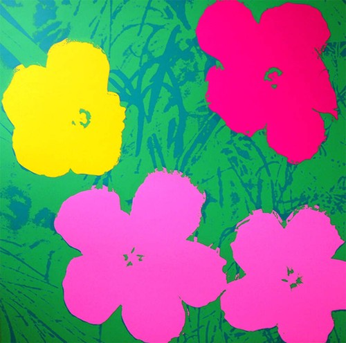 Andy warhol flowers - warhol,