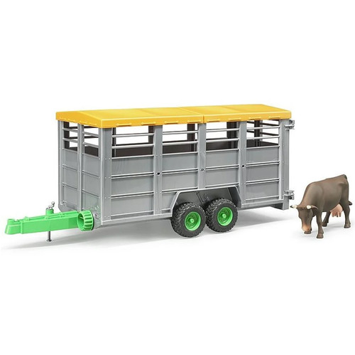 Bruder livestock trailer with - livestock,