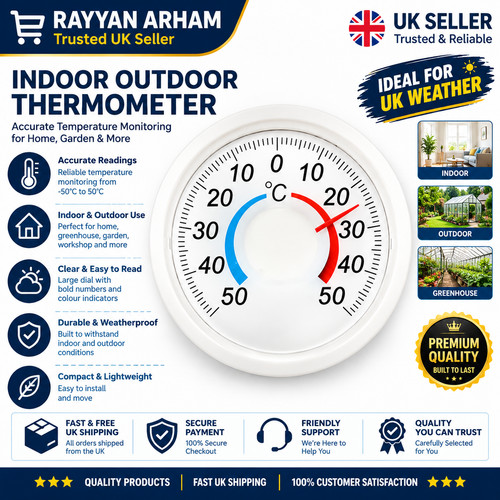 Window dial thermometer - window,