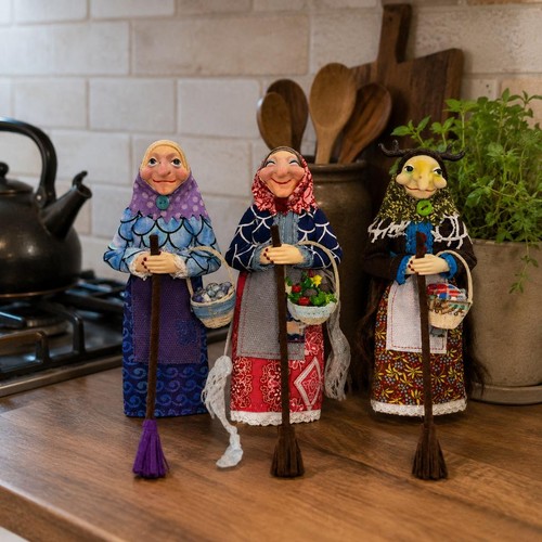 Kitchen witch doll charm - kitchen,