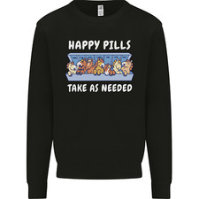 Funny Equestrian Horse Pills Mens Sweatshirt Jumper