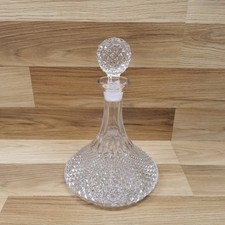 Heavy Crystal Cut Glass Ships