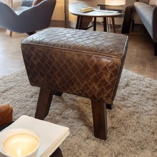 Vintage Brown Tan Leather