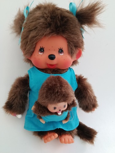 Monchhichi blue dress - blue,