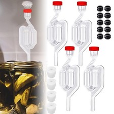4Pcs Twin Bubble Airlock Set