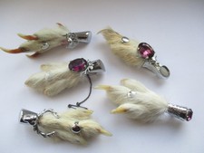 Grouse claw brooch x 5 - vintage mid to late 20th century