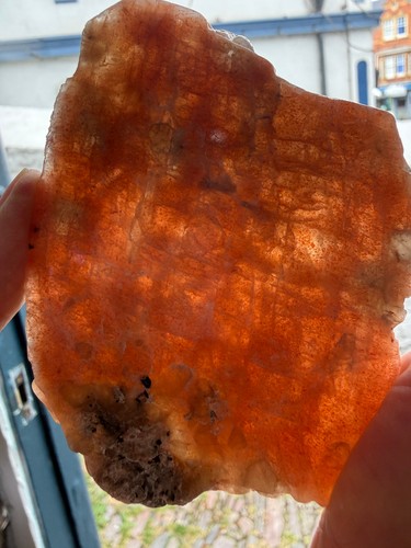 Sunstone crystal slice bright - slice,