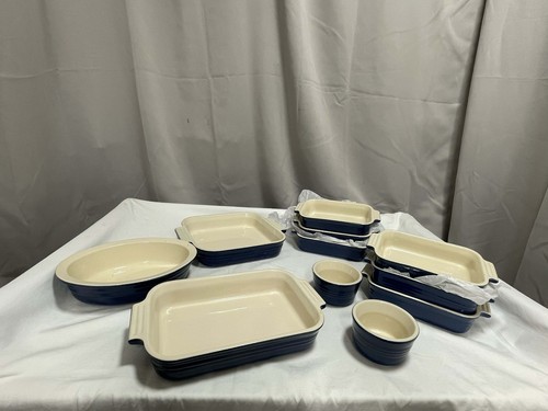 Creuset vintage blue set - le,