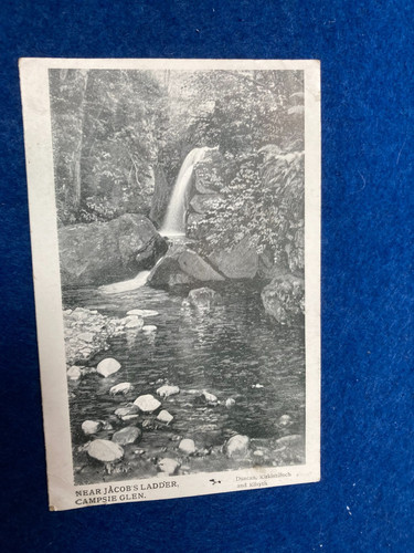 Vintage postcard campsie glen - campsie,