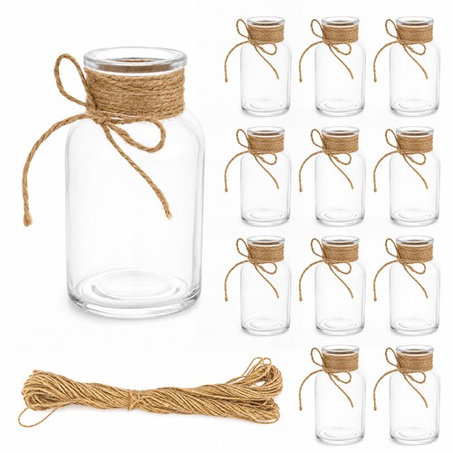 Glass bud vase - set,