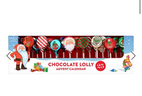 Chocolate lolly advent - lolly,
