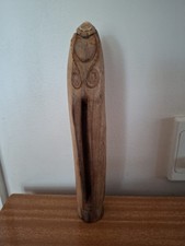 Hand-Carved Wooden Figure