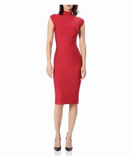 Herve Leger Red Bandage Dress