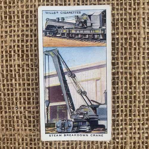 Steam breakdown crane railway - steam,