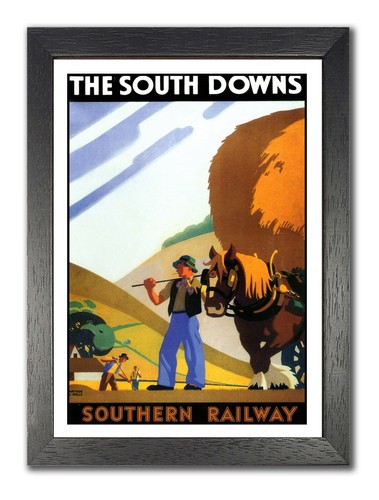 The south downs railway - downs,
