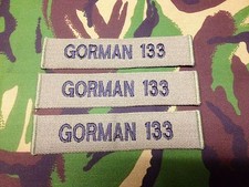 OFFICIAL MILITARY WEBBING NAME
