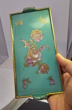 Vtg Dresden Porcelain Flat