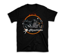 GSX 1300 Hayabusa Gen 2 Fire Motorcycle T Shirt , Sizes M to 5XL Printed  UK.
