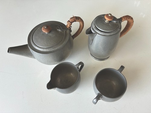 Vintage tudric hammered pewter - tudric,