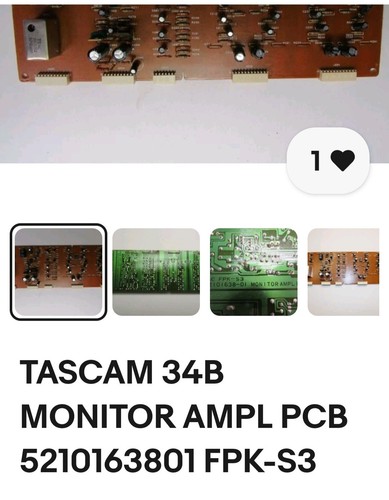 Tascam 34b monitor ampl - tascam,