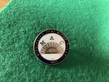M A C Midland automobile Club  Birmingham Post Motor Rally Lapel Badge