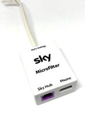 Sky Microfilter for Phone Line Sky Hub , Phone MFS2B0U-SKYU Rev 0A Used
